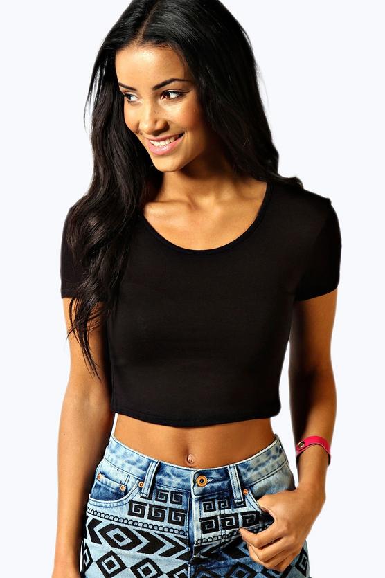 Nicola Short Sleeve Crop Top